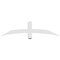 Ekena Millwork Bellingham Architectural Grade PVC Gable Bracket, 60"W x 15"H x 4"D x 4"F, 6/12 Pitch GBP060X15X0404BEL00 - alternate 4